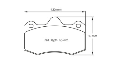 Pagid Racing Brake Pads No. 4345 - Discovery Parts